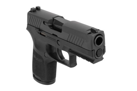 SIG P320 45 ACP pistol features SIGLIGHT night sights